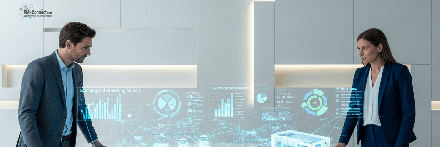 Sourcing- und Betreibermodelle im Facility Management mit strategischen Organisationsstrukturen